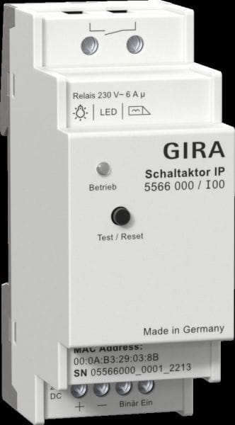 GIRA - Schaltaktor IP Türko