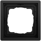 GIRA - Abdeckrahmen 1f Gira F100 Schwarz m(lack.)