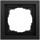 GIRA - Abdeckrahmen 1f Gira F200 Schwarz m(lack.)