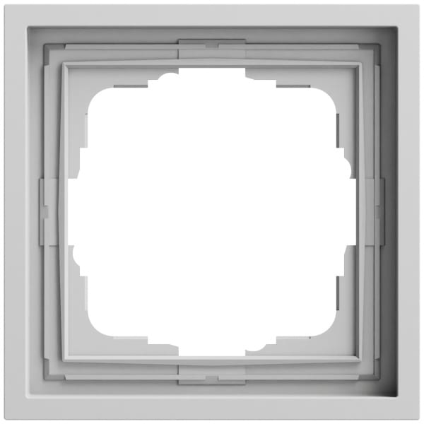 GIRA - Abdeckrahmen 1f Gira F300 Grau m(lack.)