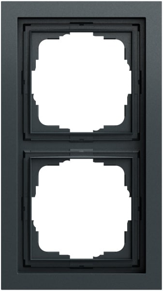 GIRA - Abdeckrahmen 2f Gira F200 Anthrazit(lack.)