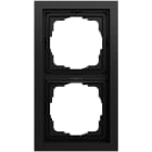 GIRA - Abdeckrahmen 2f Gira F200 Schwarz m(lack.)