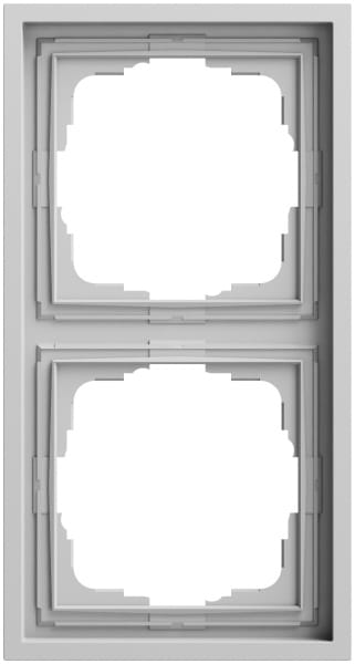 GIRA - Abdeckrahmen 2f Gira F300 Grau m(lack.)