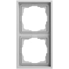 GIRA - Abdeckrahmen 2f Gira F300 Grau m(lack.)