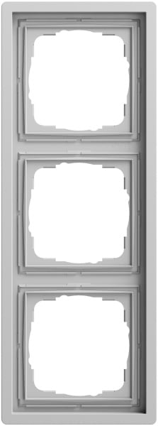 GIRA - Abdeckrahmen 3f Gira F100 Grau m(lack.)