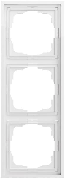 GIRA - Abdeckrahmen 3f Gira F300 Reinweiß