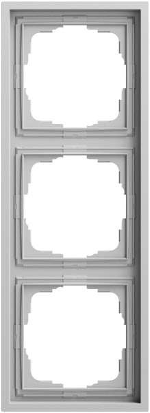 GIRA - Abdeckrahmen 3f Gira F300 Grau m(lack.)