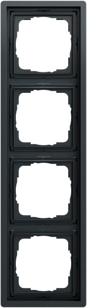GIRA - Abdeckrahmen 4f Gira F100 Anthrazit(lack.)