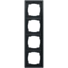 GIRA - Abdeckrahmen 4f Gira F100 Anthrazit(lack.)