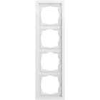 GIRA - Abdeckrahmen 4f Gira F200 Reinweiß