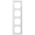 GIRA - Abdeckrahmen 4f flach Gira F200 Reinweiß