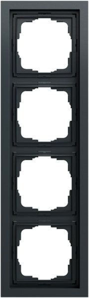 GIRA - Abdeckrahmen 4f Gira F200 Anthrazit(lack.)