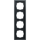 GIRA - Abdeckrahmen 4f flach Gira F200 Anthrazit(lack.)