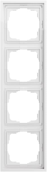 GIRA - Abdeckrahmen 4f Gira F300 Reinweiß