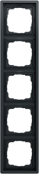 GIRA - Abdeckrahmen 5f Gira F100 Anthrazit(lack.)