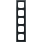 GIRA - Abdeckrahmen 5f Gira F100 Anthrazit(lack.)