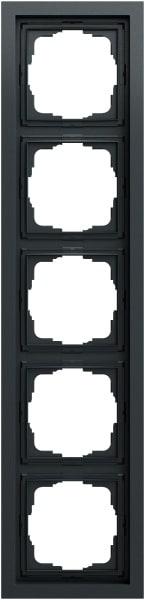GIRA - Abdeckrahmen 5f Gira F200 Anthrazit(lack.)