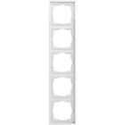 GIRA - Abdeckrahmen 5f Gira F300 Reinweiß