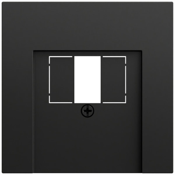 GIRA - Abd. TAE USB System 70 Schwarz m(lack.)