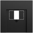 GIRA - Abd. TAE USB System 70 Schwarz m(lack.)