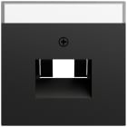 GIRA - Abd. BSF UAE/IAE + Netzwerk System 70 Schwarz m(lack.)
