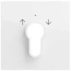 GIRA - Abd. Schlüsselschalter/-taster System 70 Reinweiß