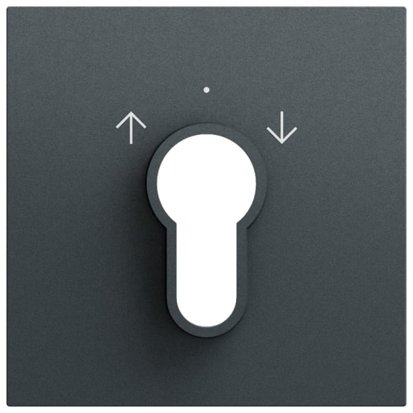 GIRA - Abd. Schlüsselschalter/-taster System 70 Anthrazit(lack.)