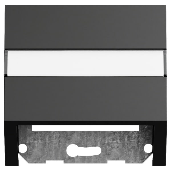 GIRA - Datenhaube Tragring + BSF System 70 Schwarz m(lack.)