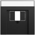 GIRA - Abd. BSF TAE USB System 70 Schwarz m(lack.)