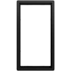 GIRA - Abdeckrahmen 2f o.M. Gira F100 Schwarz m(lack.)