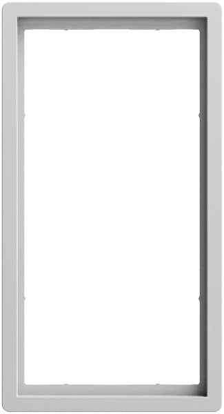 GIRA - Abdeckrahmen 2f o.M. Gira F100 Grau m(lack.)