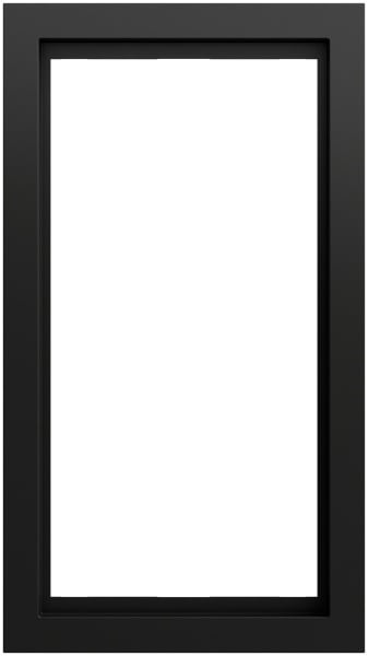 GIRA - Abdeckrahmen 2f o.M. Gira F200 Schwarz m(lack.)