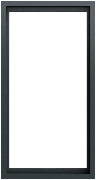 GIRA - Abdeckrahmen 2f o.M. Gira F300 Anthrazit(lack.)
