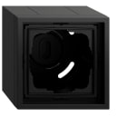 GIRA - AP-Gehäuse 1f + Rahmen Gira F300 Schwarz m(lack.)