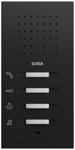 GIRA - Wohnungsstation AP System 70 Schwarz m(lack.)