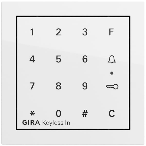 GIRA - Gira Keyless In Codetastaturmodul System 70 Reinweiß