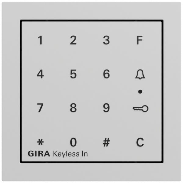 GIRA - Gira Keyless In Codetastaturmodul System 70 Grau m(lack.)