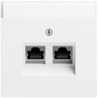 GIRA - Abd. 30° + BSF f. Tragring MJ 2f System 70 Reinweiß m(lack.)