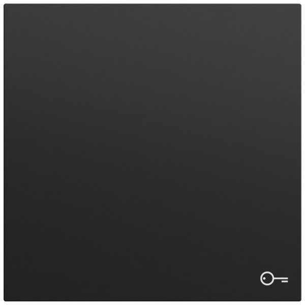 GIRA - Wippe Symb. Tür System 70 Schwarz m(lack.)