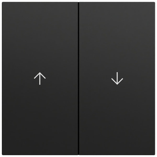 GIRA - Wippe 2f Pfeil System 70 Schwarz m(lack.)