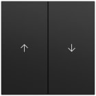 GIRA - Wippe 2f Pfeil System 70 Schwarz m(lack.)