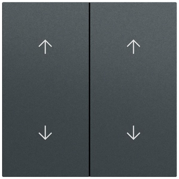 GIRA - Wippe 2f Pfeile System 70 Anthrazit(lack.)