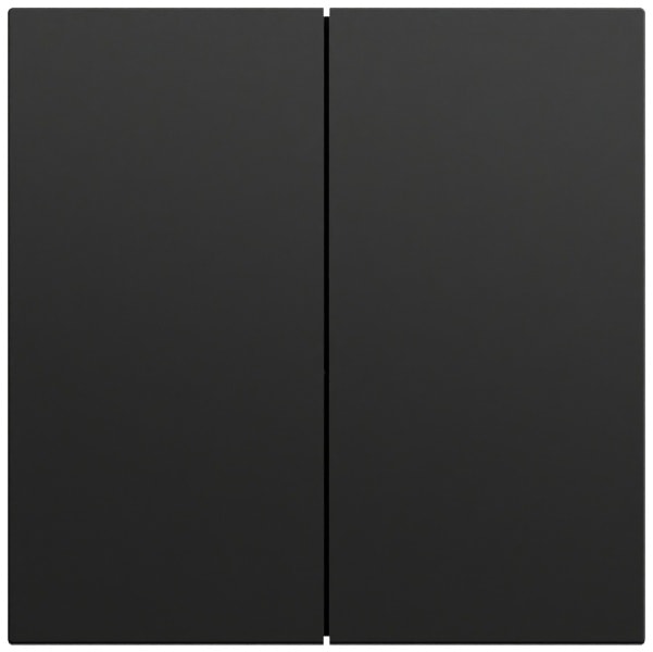 GIRA - Wippe 2f gerade System 70 Schwarz m(lack.)