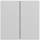 GIRA - Wippe 2f gerade System 70 Grau m(lack.)