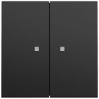 GIRA - Wippe 2f Kontrollf. System 70 Schwarz m(lack.)