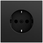 GIRA - SCHUKO-Steckd. SRK System 70 Schwarz m(lack.)