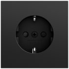 GIRA - SCHUKO-Steckd. SP SRK System 70 Schwarz m(lack.)