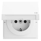 GIRA - SCHUKO-Steckd. KD + SP System 70 Reinweiß m(lack.)