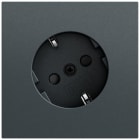 GIRA - SCHUKO-Steckd. 30° + SP System 70 Anthrazit(lack.)