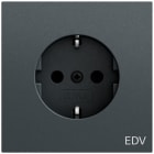GIRA - SCHUKO-Steckd. Aufdruck EDV System 70 Anthrazit(lack.)